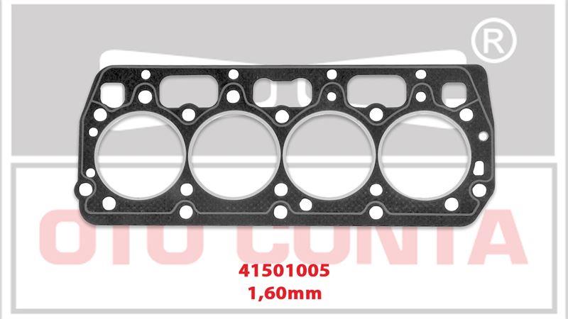 SİLİNDİR KAPAK CONTASI 1.60MM FAVORIT FELICIA 135-136. 1.3 84-94