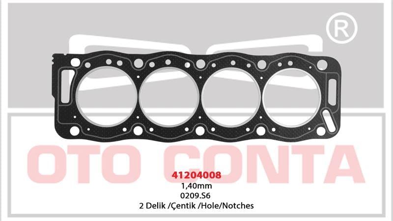 SİLİNDİR KAPAK CONTASI BERLINGO 1.9D 2 ÇENTIK PEUGEOT 405 BERLINGO 1.9D S.K.C 1.40 MM 2 ÇENTIK D9A-D9B-XUD9 DJZ-AJZ 0209.S6