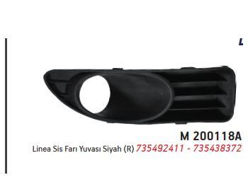 SİS FARI YUVASI SAĞ SİYAH LİNEA