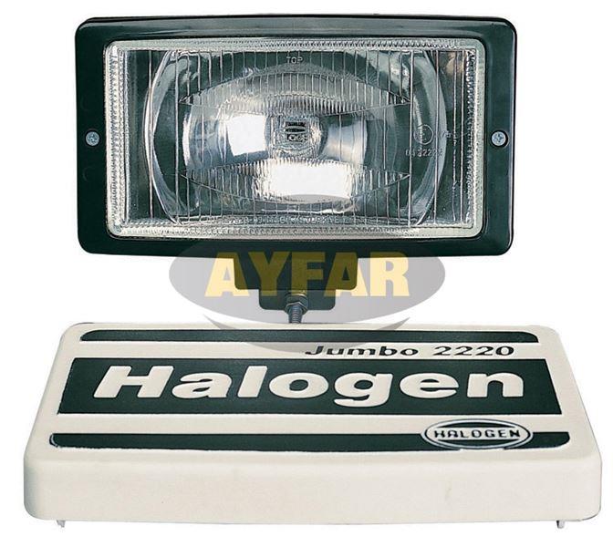 SİS LAMBASI MERCEDES-VOLVO-MAN-SCANIA SARI HALOJEN DESENLİ CAMLI