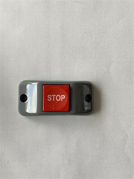 STOP BUTONU GRI KIRMIZI