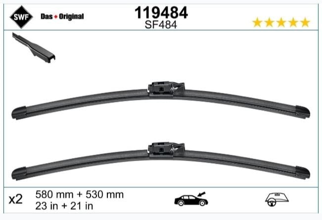 SWF SİLECEK MUZ TİPİ OE 580+530MM LHD X2