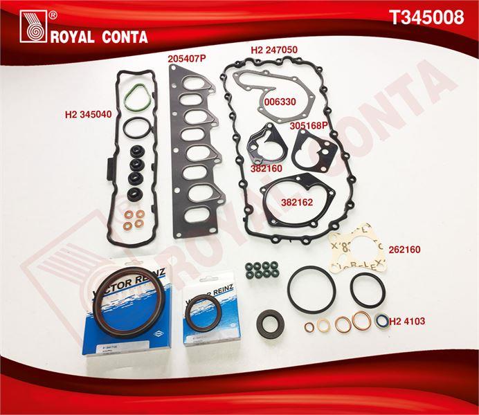 TAKIM CONTA SİLİNDİR KAPAK CONTASIZ REINZ KEÇELİ S.LASTİKLİ RENAULT TRAFIC LAGUNA 1.9 DCI F9Q MOTOR