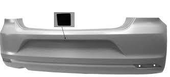 TAMPON ARKA ASTARLI BÜYÜK EKSOZ DELİKLİ VW POLO 2014	