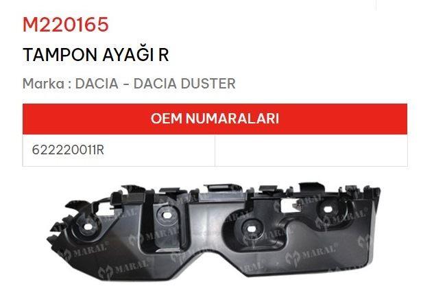 TAMPON AYAĞI SAĞ DACIA DUSTER