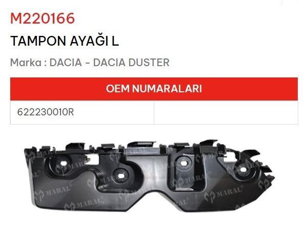 TAMPON AYAĞI SOL DACIA DUSTER