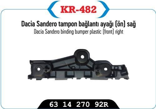 TAMPON BAGLANTI BRAKETI ÖN SAĞ CLIO SYMBOL 13> SANDERO JOY MODEL