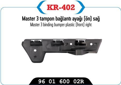 TAMPON BAGLANTI BRAKETI ÖN SAĞ MASTER III