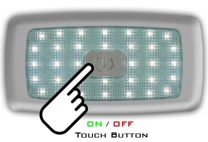 TAVAN AYDINLATMA 12V LEDLİ SICAK BEYAZ BUTONLU