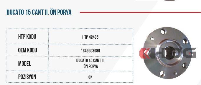 TEKER PORYASI ÖN DUCATO II 15 CANT