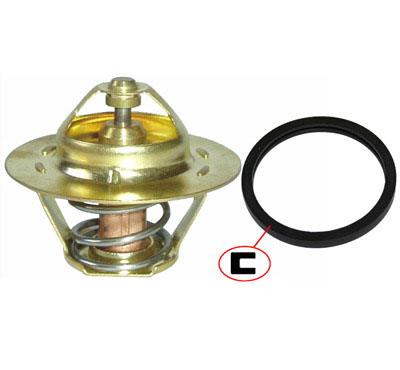 TERMOSTAT R11-FLASH DIZEL-106-306-405-406-BERLINGO-PARTNER 1.8 97> (83c)