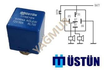 TİTREYEN KORNA RÖLESİ 12V 30A STR107