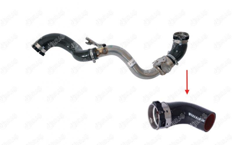 TURBO HORTUMU METAL BORU HARİÇ OK İLE GÖSTERİLEN KÜÇÜK HORTUM
