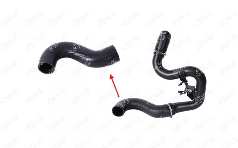 TURBO HORTUMU PLASTİK BORU HARİÇ OK İLE GÖSTERİLEN BÜYÜK HORTUM
