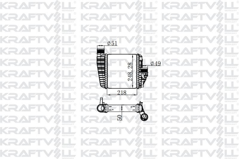 TURBO INTERCOOLER RADYATORU P308 II C4 PICASSO 14> P3008 II SUV 16>