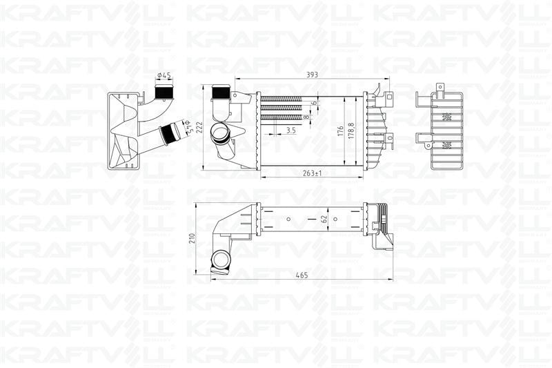 TURBO RADYATORU ASTRA H ZAFIRA B Z13DTH Z17DTH Z19DT