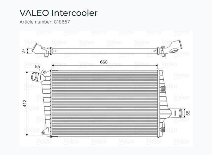 TURBO RADYATÖRÜ AUDI A6 4B2, C52.5 TDI