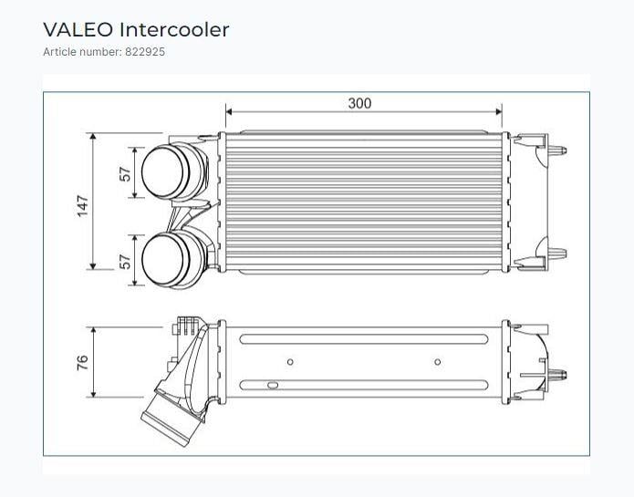 TURBO RADYATÖRÜ CITROEN DS5