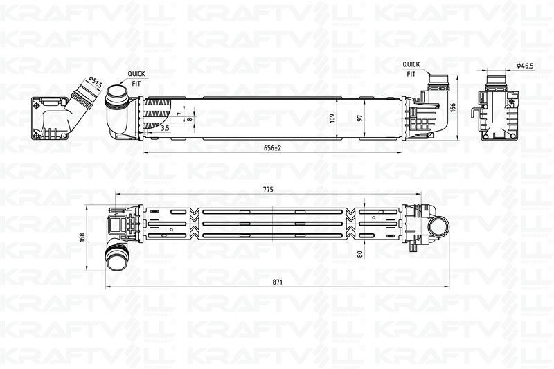 TURBO RADYATORU DUSTER 1,5DCI 2010>
