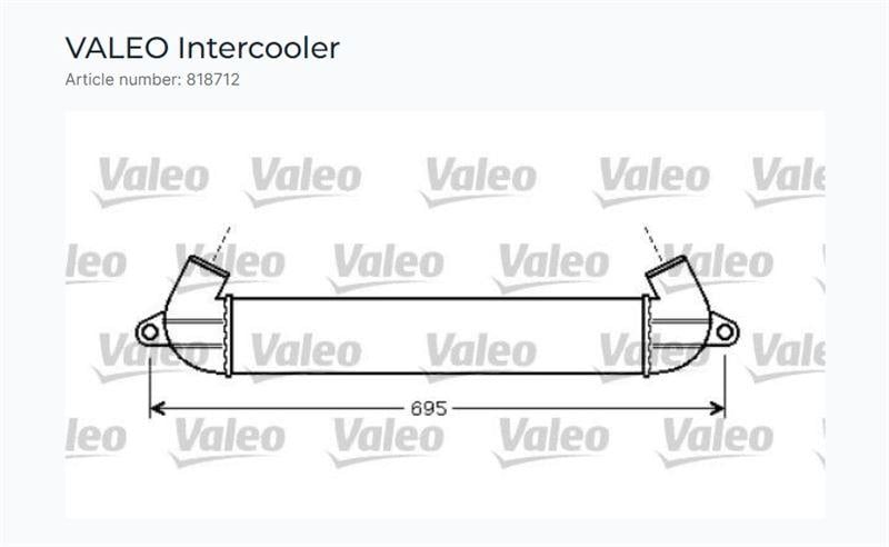 TURBO RADYATÖRÜ FIAT DOBLO JTD