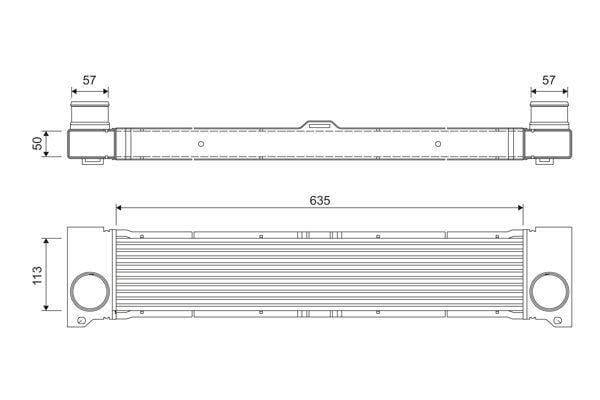 TURBO RADYATÖRÜ MERCEDES VITO 2003>