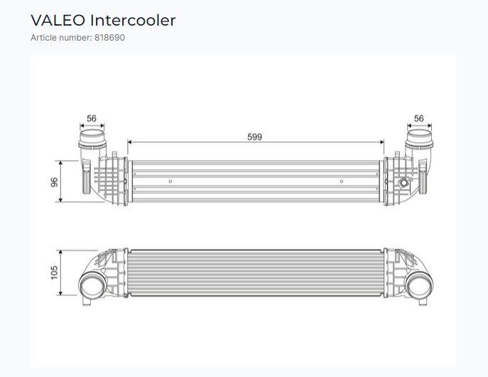 TURBO RADYATÖRÜ OPEL-VAUXHALL ASTRA K