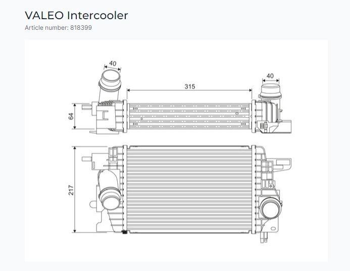 TURBO RADYATÖRÜ OPEL VAUXHALL MERIVA B