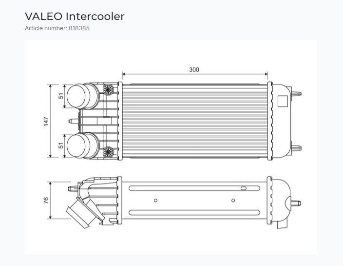 TURBO RADYATÖRÜ PEUGEOT 207