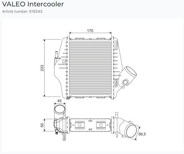 TURBO RADYATÖRÜ SMART FORTWO COUPE