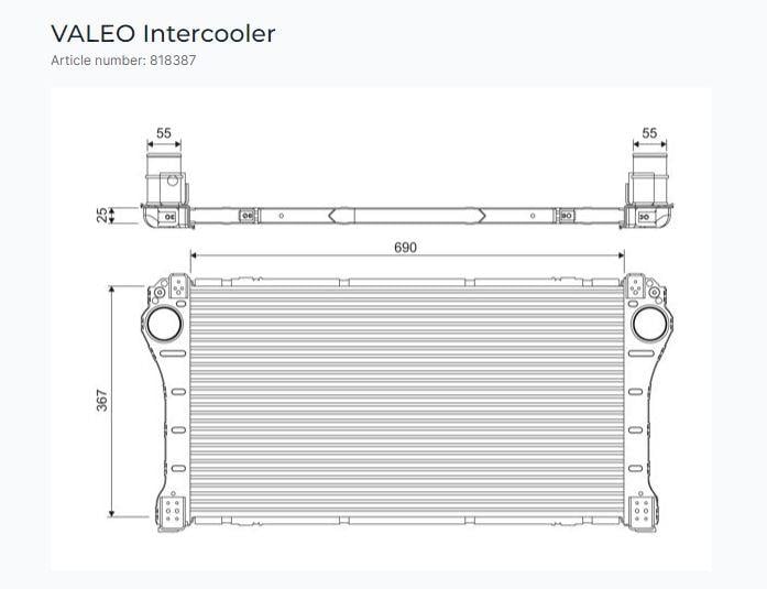 TURBO RADYATÖRÜ TOYOTA AVENSIS