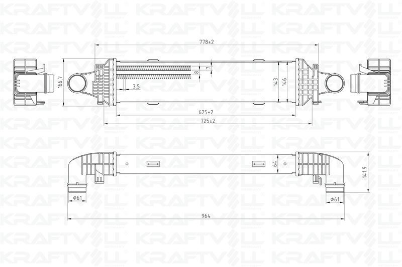 TURBOSARJ RADYATORU X204 08>15 W204 07>14 S204 07>14 C204 11> C218 11>17 W212 09>15 C207 09>16