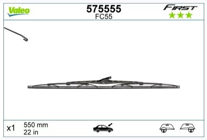 VALEO FİRST VF55 TEK 550 MM