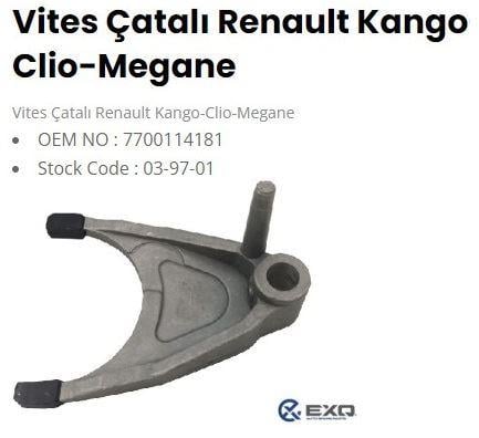 VITES ÇATALI EM 5 VITES CLIO KANGOO MEGANE