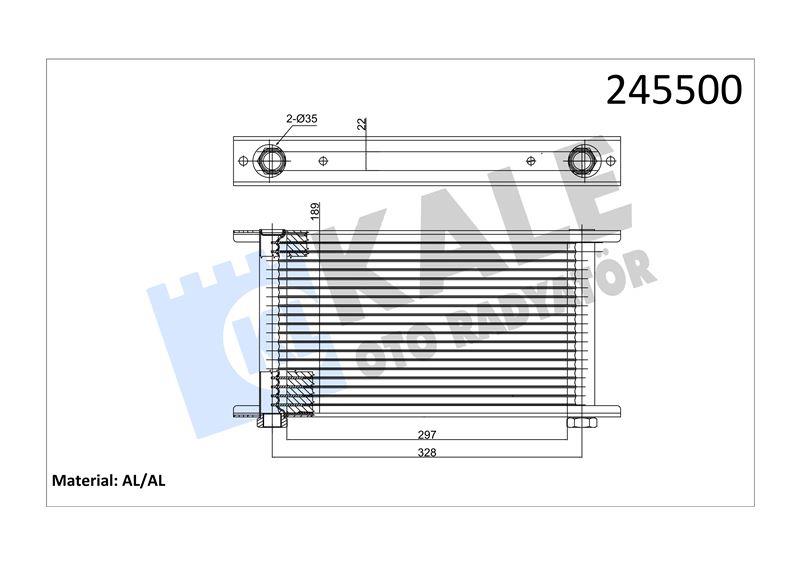 YAĞ SOĞUTUCU HATTAT AB 100 AL/BRZ