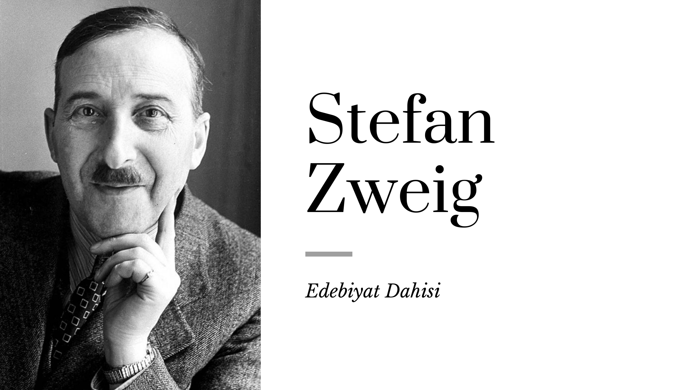 Stefan Zweig: Edebiyat Dâhisi ve Hayatı | Biyografi ve Eserleri