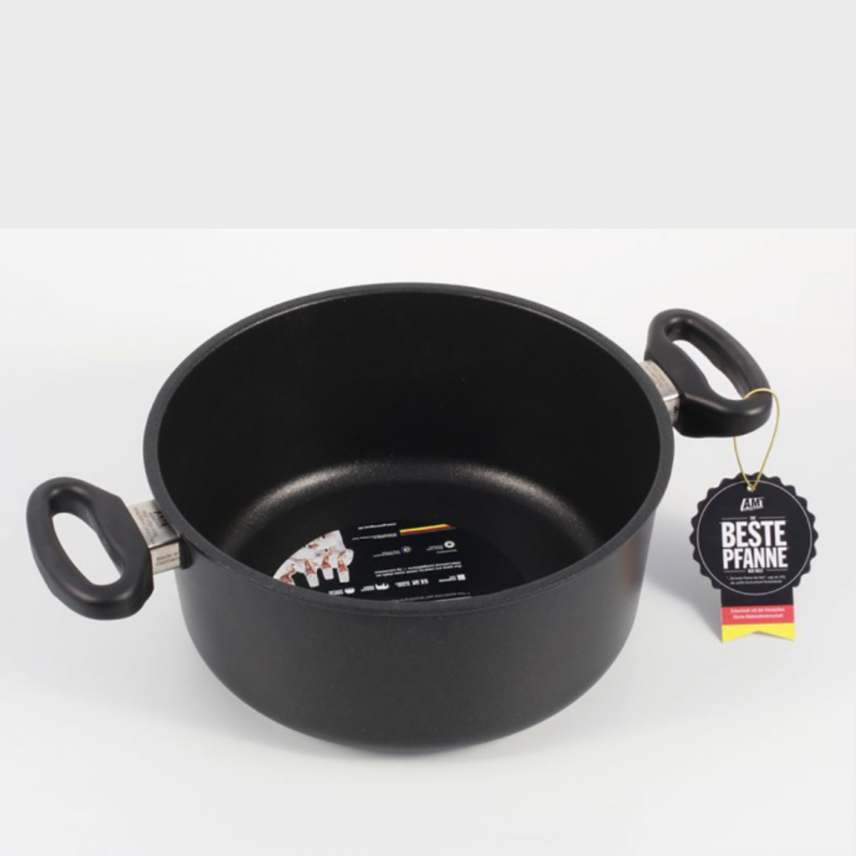 AMT 1024EZ500 Döküm Derin Tencere 24cm, h:10cm 3Lt