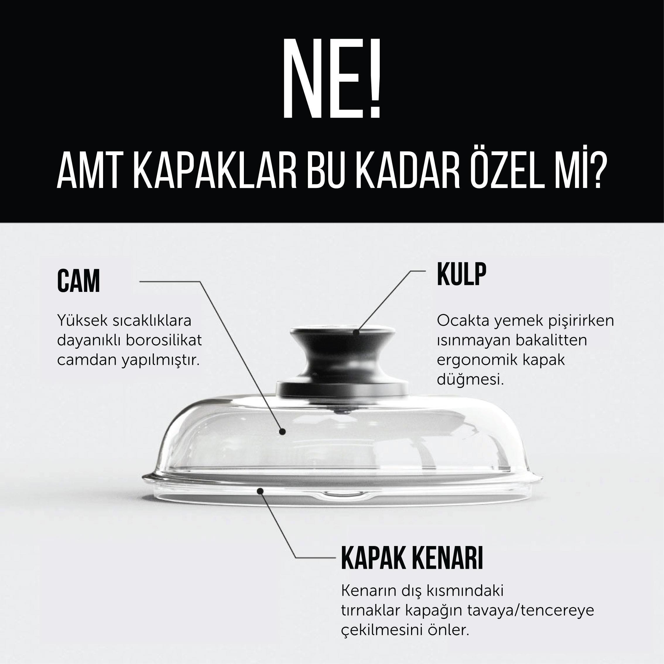AMT 820EZ500 DÖKÜM SIĞ TENCERE 20CM 1,8LT