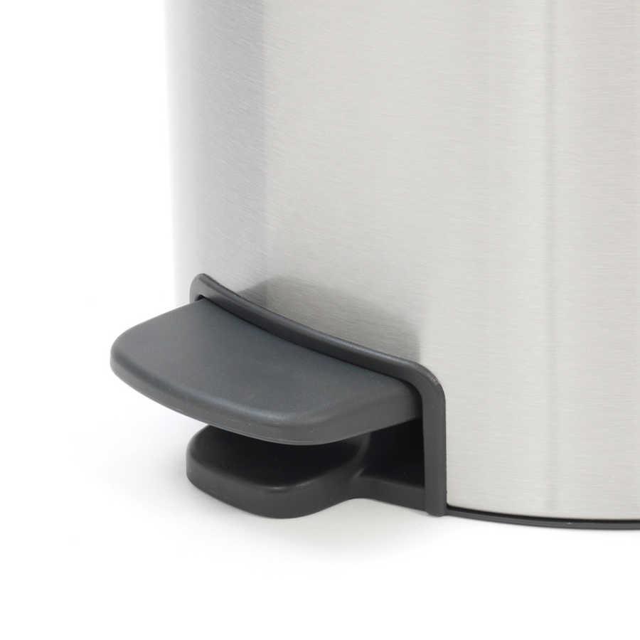 BRABANTIA BRA 111822 001-01-NEWICON FPP MATT STEEL PEDALLI ÇÖP KUTUSU 30L