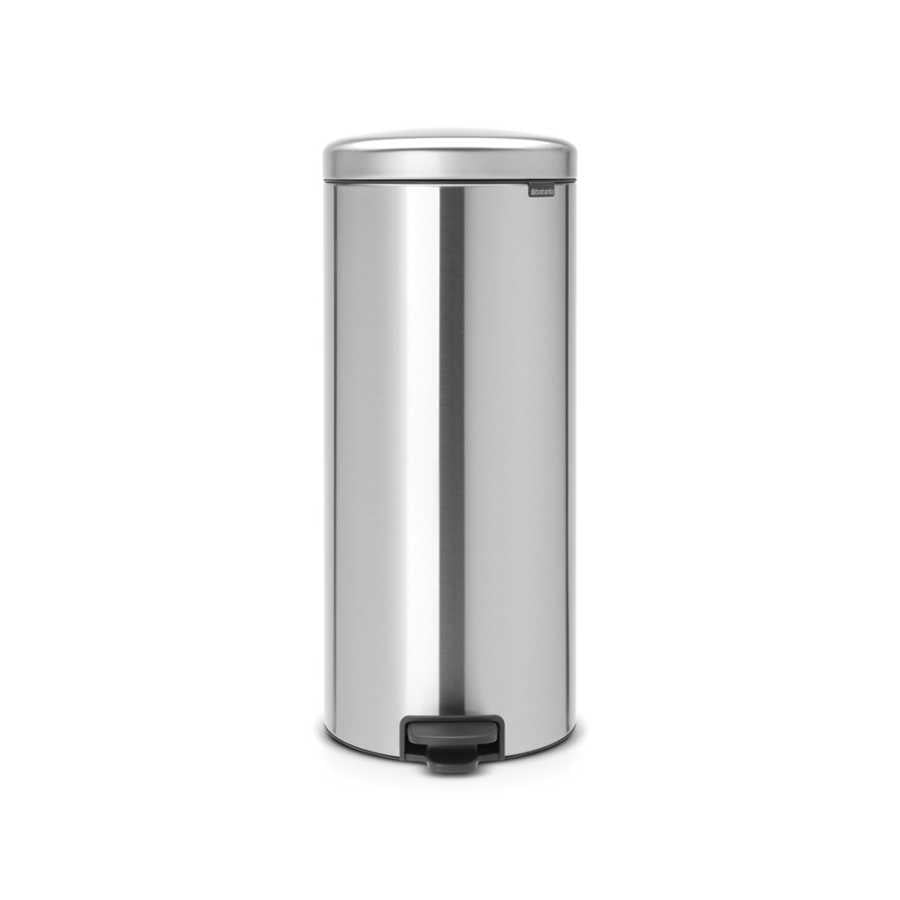 BRABANTIA BRA 111822 001-01-NEWICON FPP MATT STEEL PEDALLI ÇÖP KUTUSU 30L