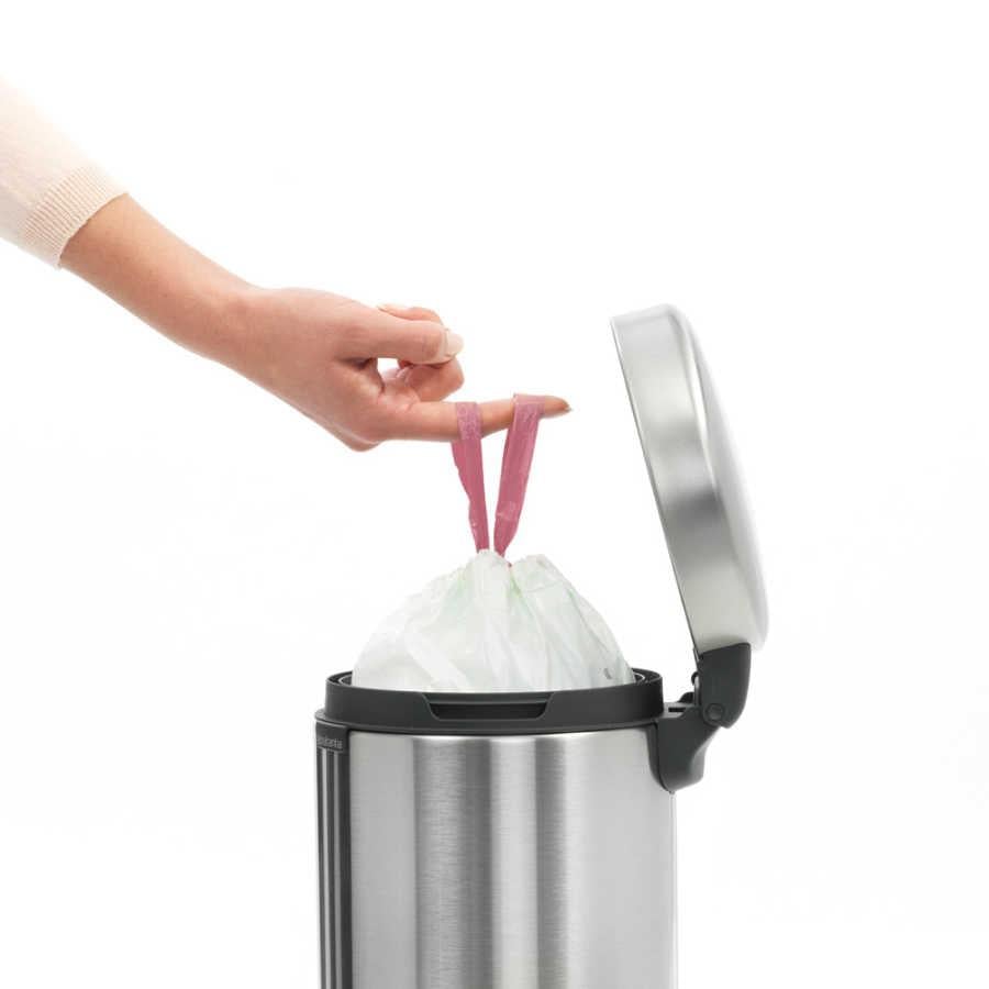 BRABANTIA BRA 112164 001-01- NEWICON FPP MATT STEEL PEDALLI ÇÖP KUTUSU 3L