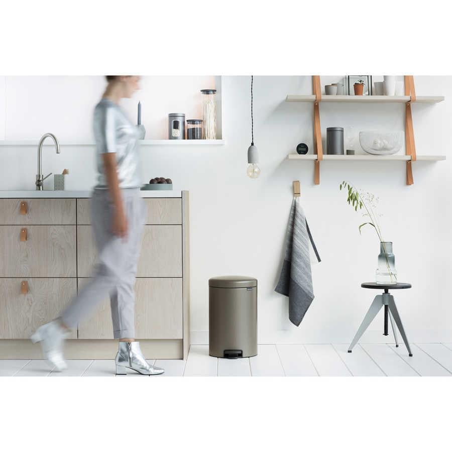 BRABANTIA BRA 114045 001-01-NEWICON PLATINUM PEDALLI ÇÖP KUTUSU 20L