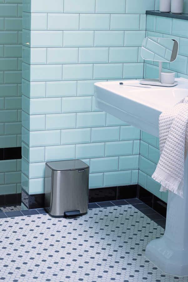 BRABANTIA BRA 237942 001-01-BO MATT STEEL FPP PEDALLI ÇÖP KUTUSU 7L