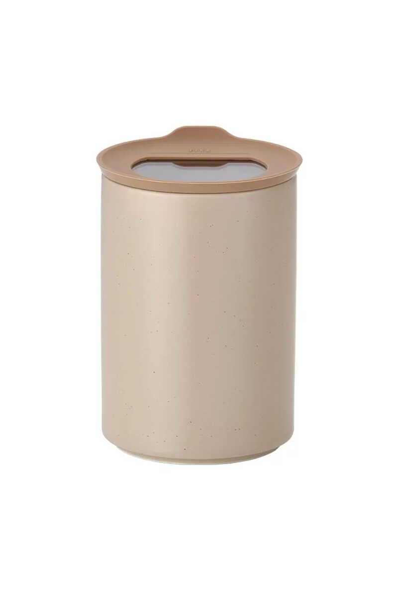 FİKA ONE SERAMİK SAKLAMA KABI 650ML BEJ