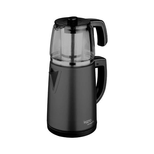 GRM102GTM GOURMET PRO CAM DEMLİKLİ ÇAY MAKİNESİ SİYAH