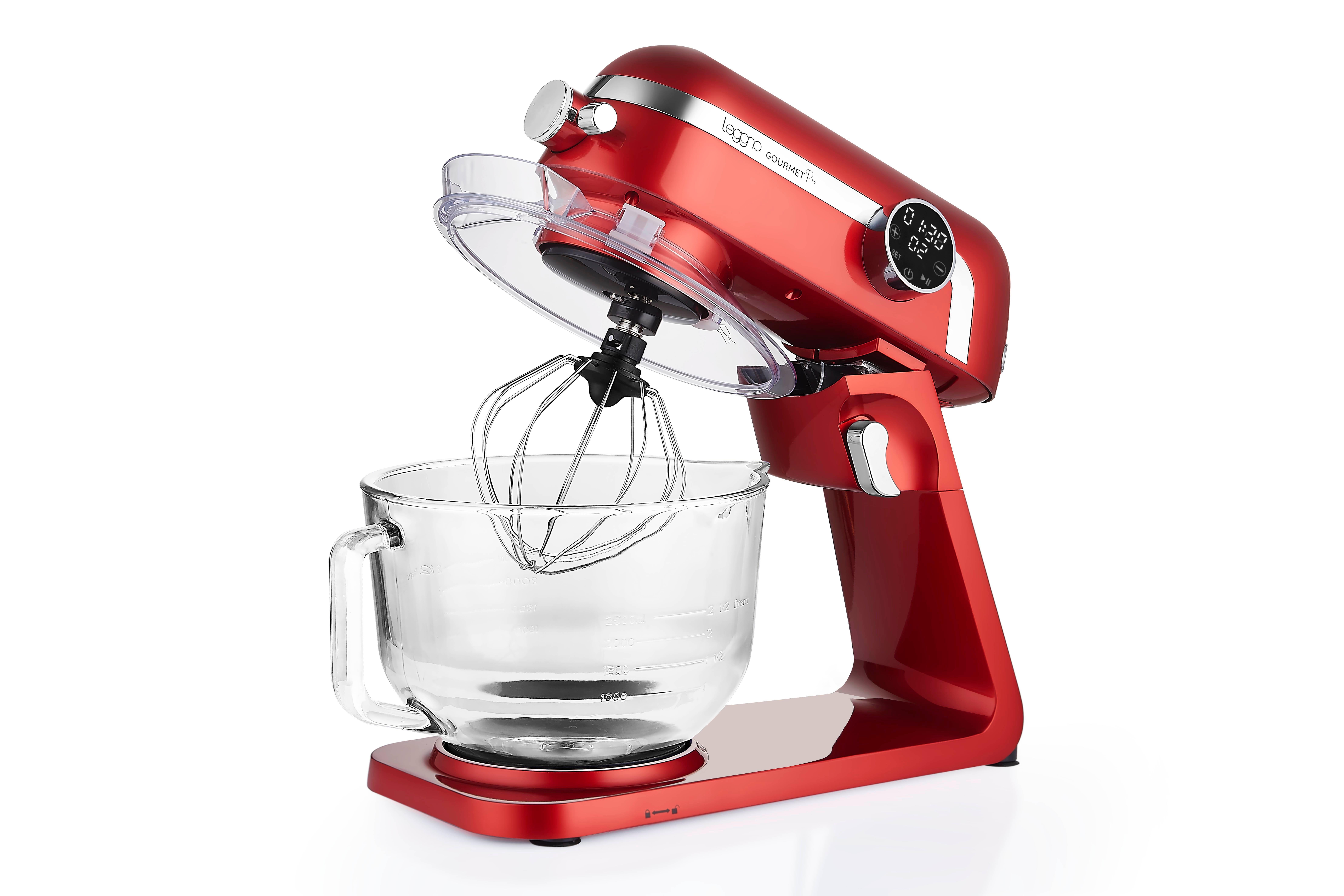 LEGGNO SM1527MRD GOURMET PRO STAND MIXER KIRMIZI