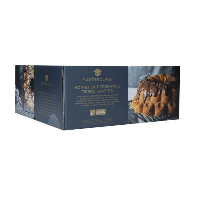 MasterClass MCBUNTBUT Dökme Alüminyum Dekoratif Kek Kalıbı 24.5cm/9
