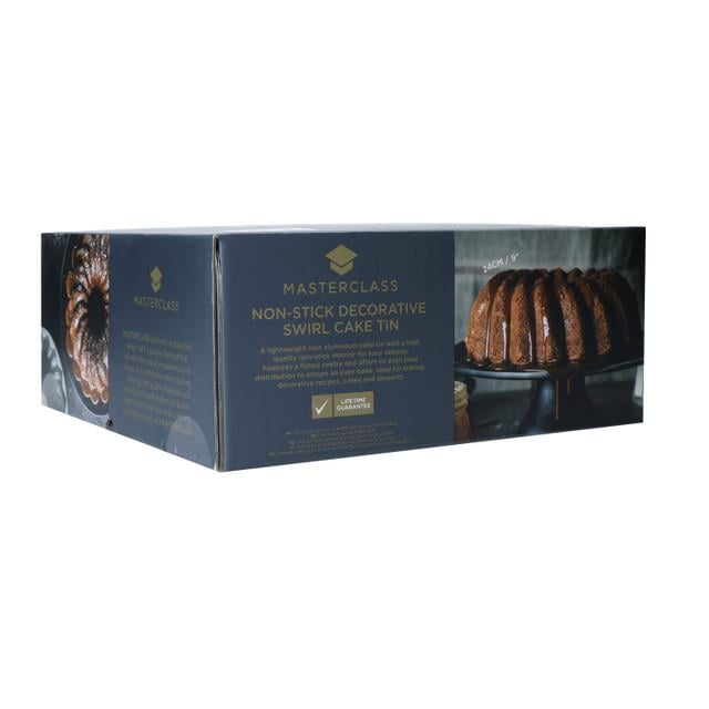 MasterClass MCBUNTSWIRL Dökme Alüminyum Dekoratif Kek Kalıbı 24.5cm/9