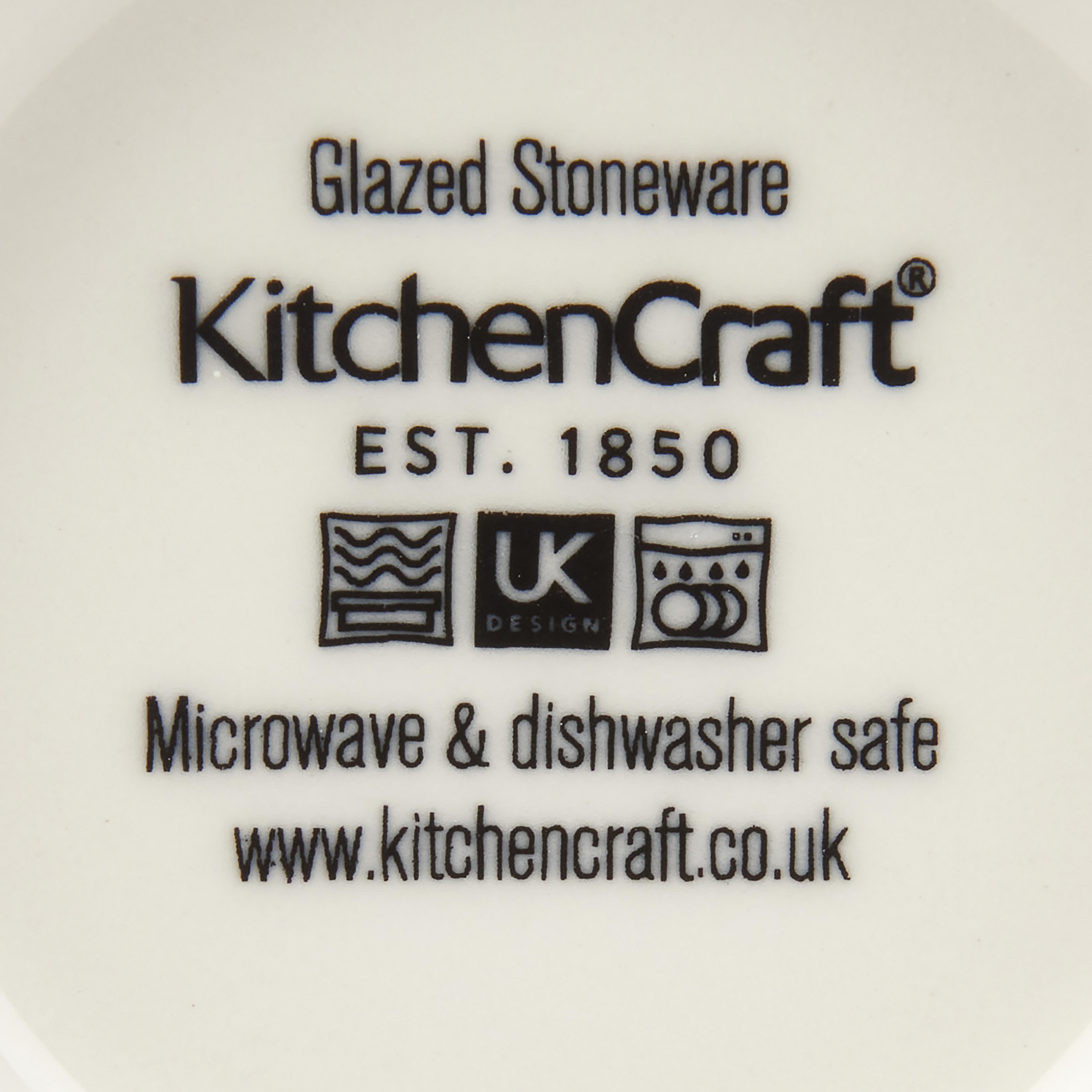 Mikasa KCBOWL27 Glazed Sırlı Seramik Kase Mavi Kavis Desenli