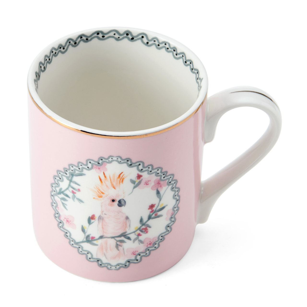 Mikasa MKCANCTOO Fine China 280ml Düz Taraflı Kupa Kakadu