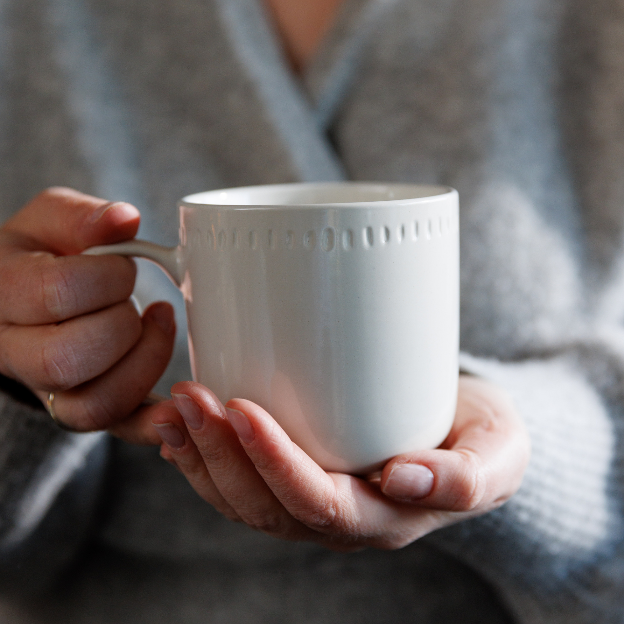 Mikasa MKCBMUGPK4 Cranborne 4lü 320ml Seramik Krem Kupa Seti